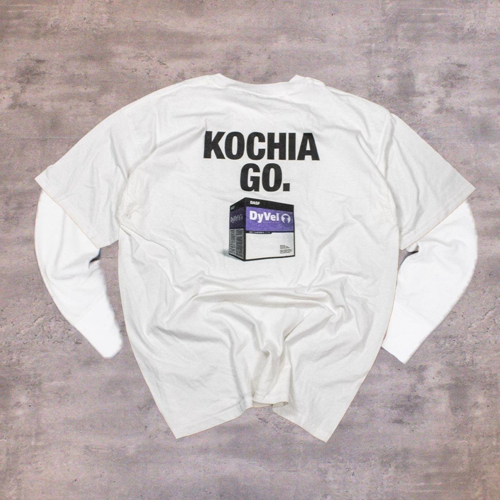 Y2K 2000's Gildan Kochia Come Dyell Promo Y2K Style Humor White Tee